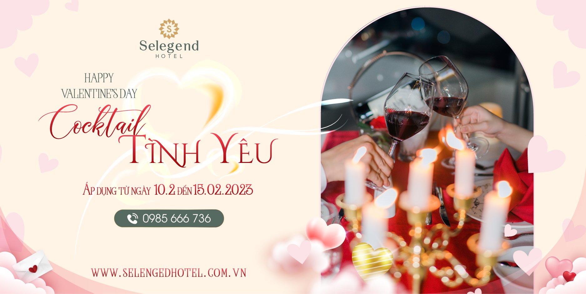 Chương trình ưu đãi Valentine dành cho khách hàng 